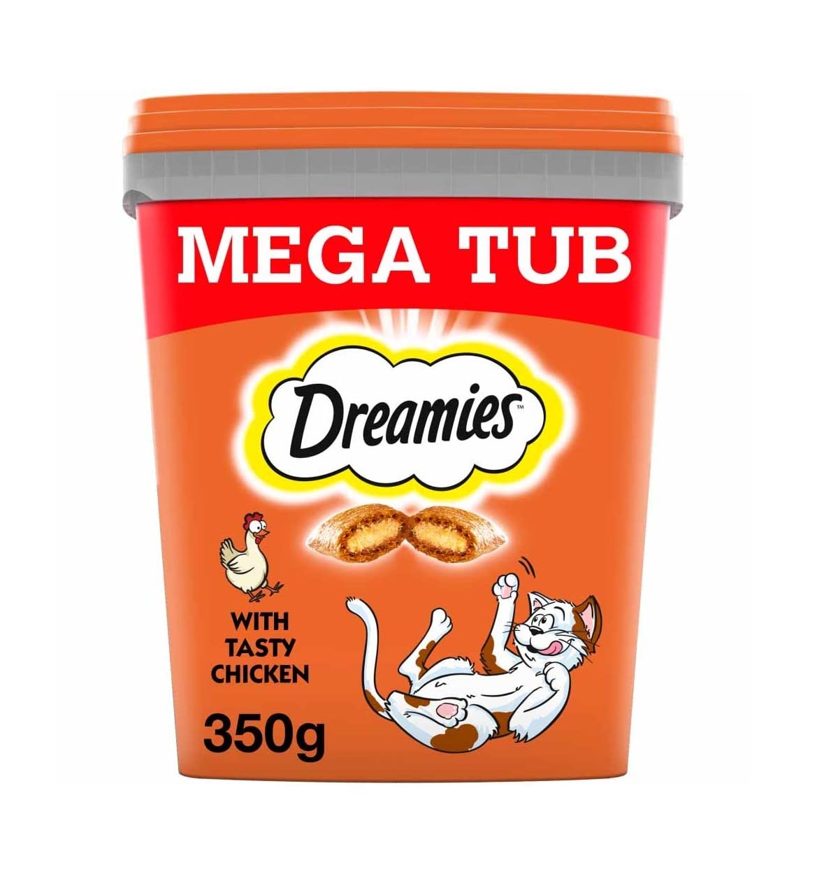 Dreamies Cat Treats With Chicken MegaTub Easter 350g