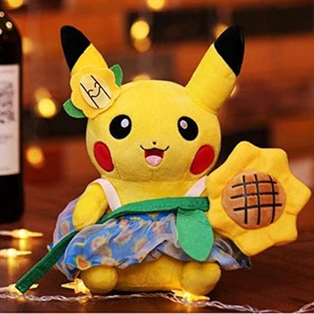 Amazon ぬいぐるみアニメウェア服ピカチャ花嫁ぬいぐるみかわいいラブリーピカチュウぬいぐるみウェディング装飾ぬいぐるみギフトcm ぬいぐるみ おもちゃ