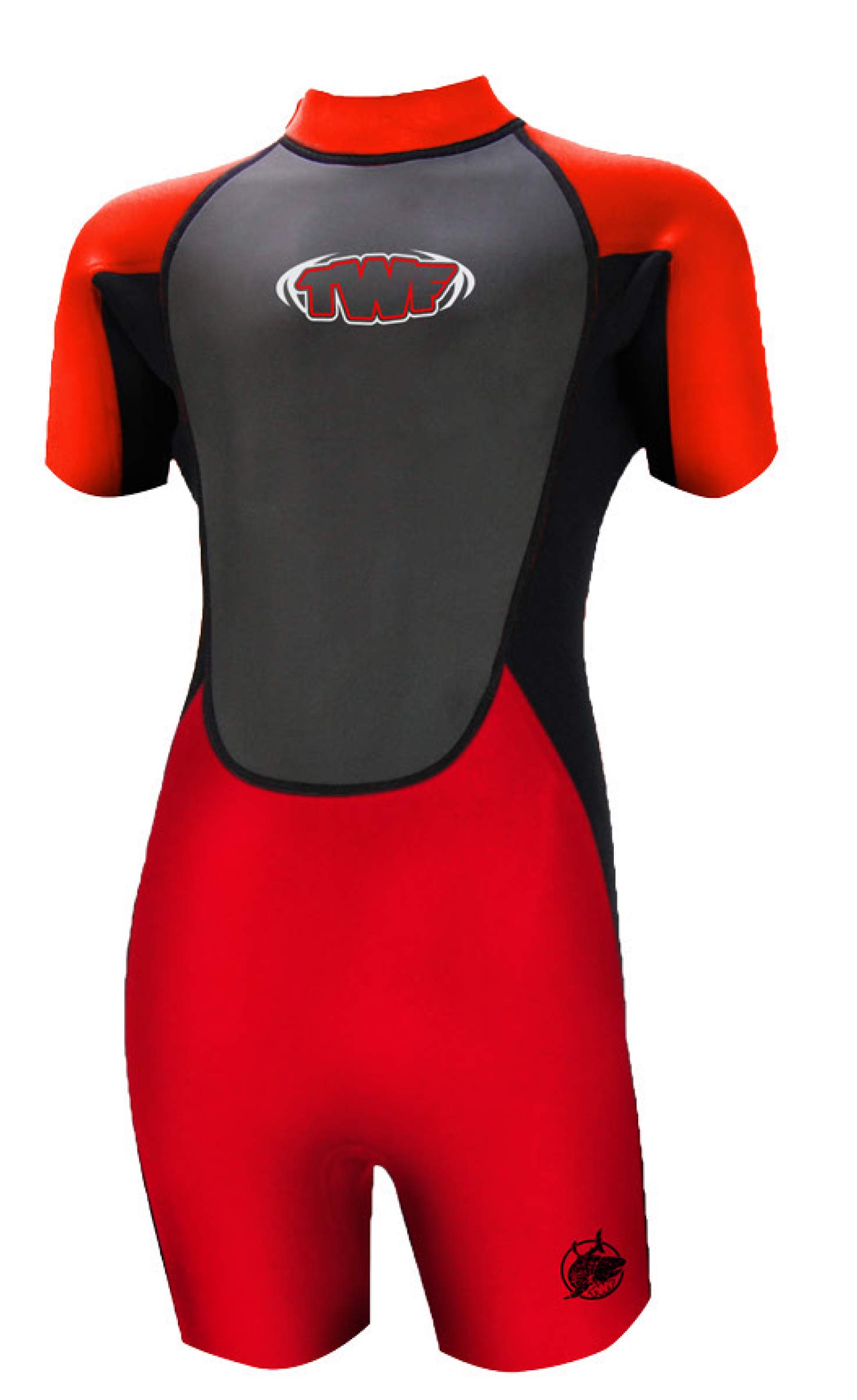 TWF Unisex-Youth XT3 Short Wetsuit, RED, K09