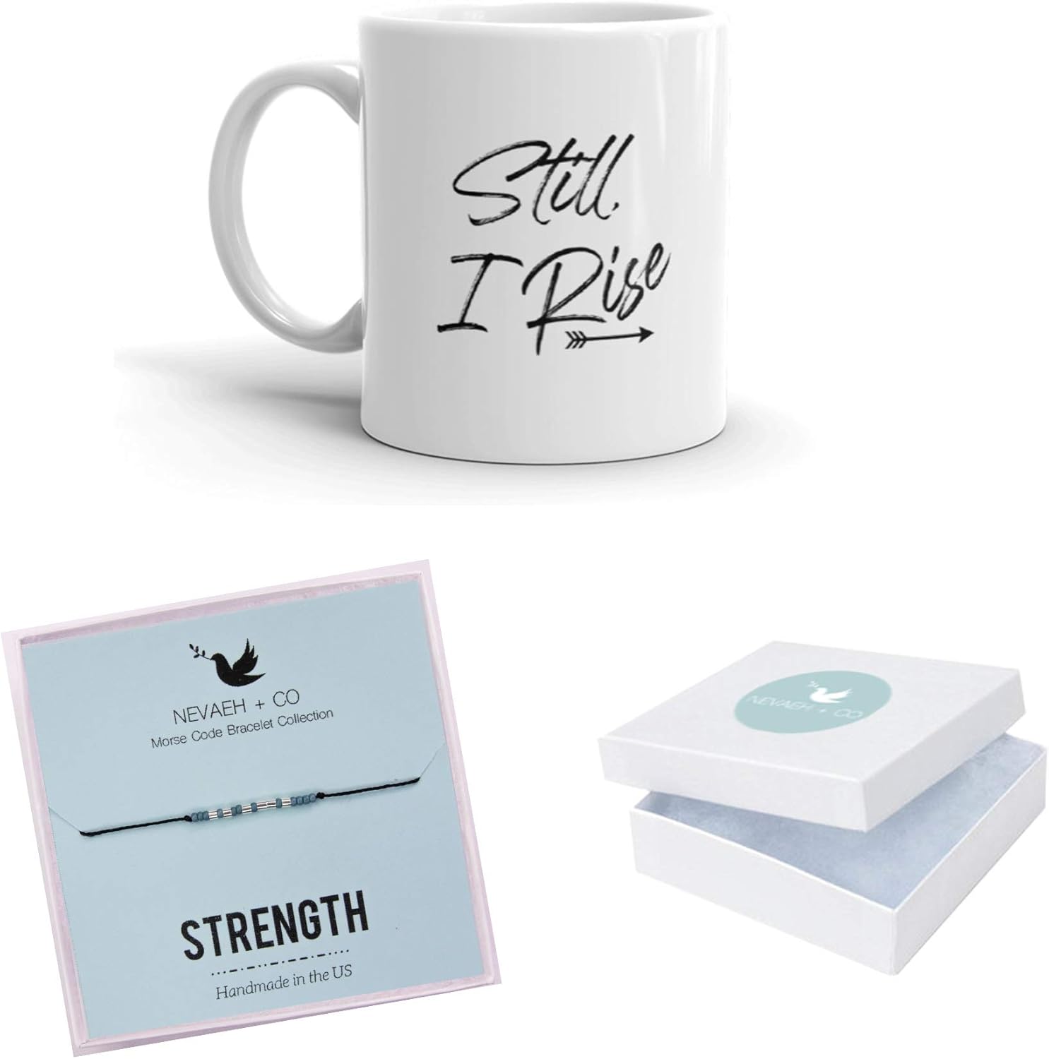 Inspiration Gifts for Women - “ Still I Rise.” Strength Bracelet Morse Code. Jewelry Gift for Her. Inspirational Jewelry Bracelets for Women