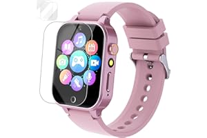 WISZODET Smart Watch for Kids, Kids Smart Watch Girls Toys with 26 Games, HD Camera, Video, Music, Alarm, Audiobook, Flashlight, Pedometer, Touchscreen Game Watch for Kids Gifts for 3-12 Years Old Girls