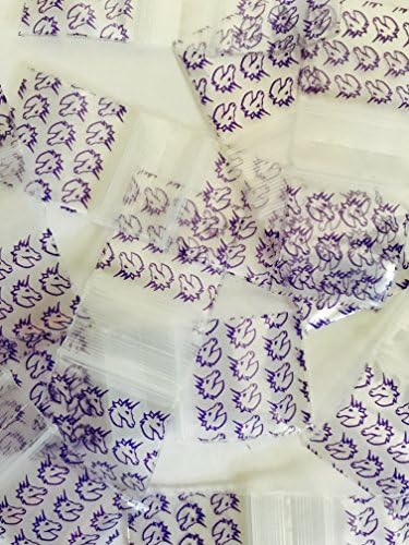 Mini Ziplock Apple Brand 1010 Chose A Design (Unicorn) 1" X 1" Bags Reclosable Plastic Baggies Apple Brand High End Quality (Unicorn)