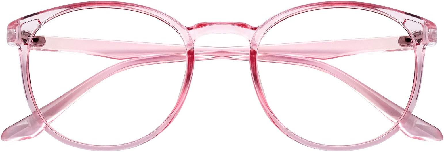 Southern Seas Oversize Photochromic Gray Myopia Glasses Mens Womens -1.50 Pink Distance Nearsighted Eyewear