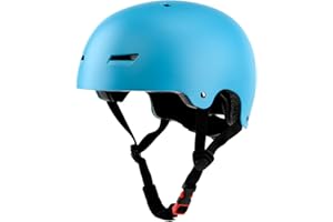 OUWOER Skateboard Bike Helmet, Adjustable Lightweight, Multi-Sport Helmets for Bicycle Skate Scooter, 3 Sizes for Kids Youth & Adult