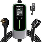 ELEGRP Level 2 EV Charger 40 Amp, Home & Portable Electric Car Charging Station with 25FT J1772 Charger and NEMA 14-50 Plug, 9.6kW for BEVs & PHEVs, ETL Certified PBE & LCR Tech