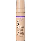 Bali Body Deep Violet Self Tanning Mousse – Self Tanner Mousse Violet-Based Formula for Dark, Fake Tan with Olive Undertones – Hydrating, Sunless Tanner for Sensitive Skin – 200ml / 6.7fl oz