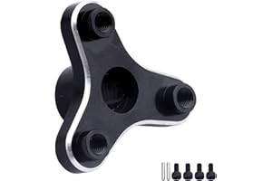 CRAZYHOBBY RC Gearbox Slipper Clutch Eliminator for 1/10 Traxxas Rustler VXL Slash 2WD Stampede VXL XL5 Upgrades Replacement (Black)