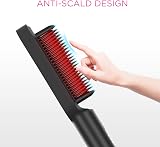 PARWIN PRO BEAUTY Ionic Hair Straightener Brush 4 Heat Settings LED Keratin view 4
