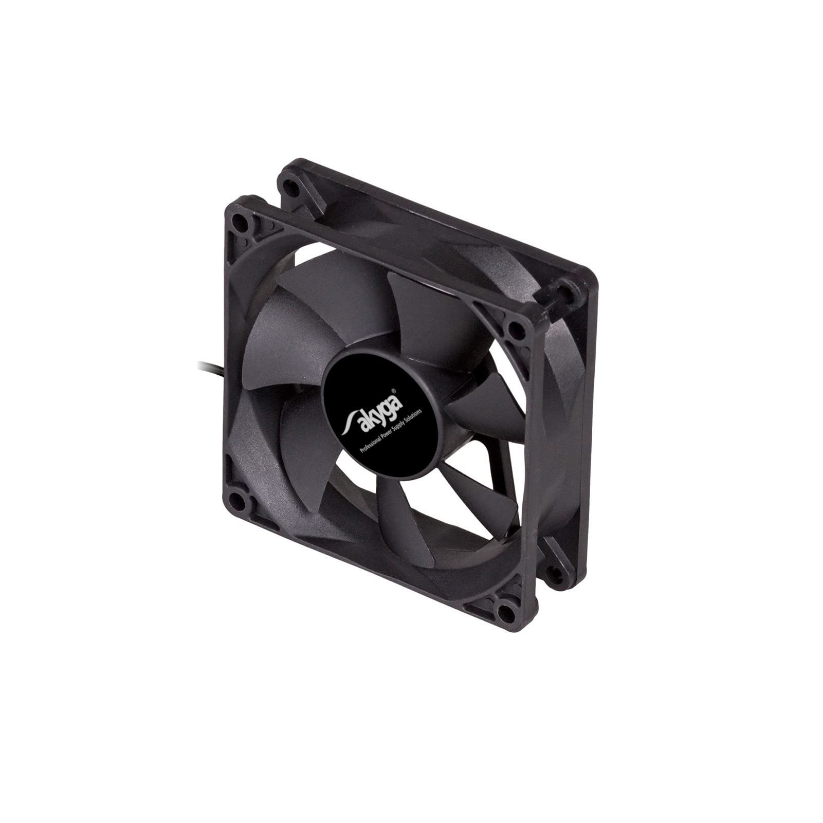 AKYGA AW-8A-BK Case Fan 80 mm Fan for PC Molex 12 V Black 2000 RPM