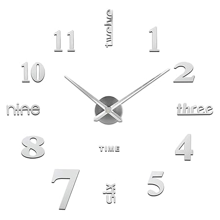 Orologio Da Parete Fai Da Te Facile Da Montare Design Moderno Usato Per Decorare La Parete Vuota Come Casa Ufficio Hotel