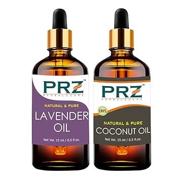 Buy Prz Combo Of Lavender Oil Extra Virgin Coconut Oil For Hair
