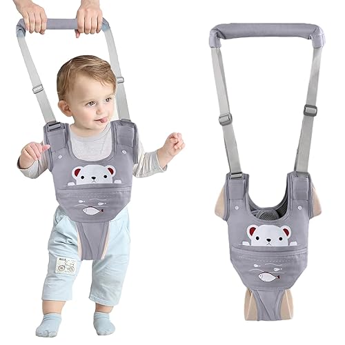 Baby Walking Harness Handheld Baby Walker Assistant Belt Adjustable Toddler  Infant Walker Safety Harnesses Standing Up and Walking Learning Helper