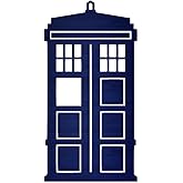Doctor Police Box Who Blue Window Laptop Car Sticker 4" Tall
