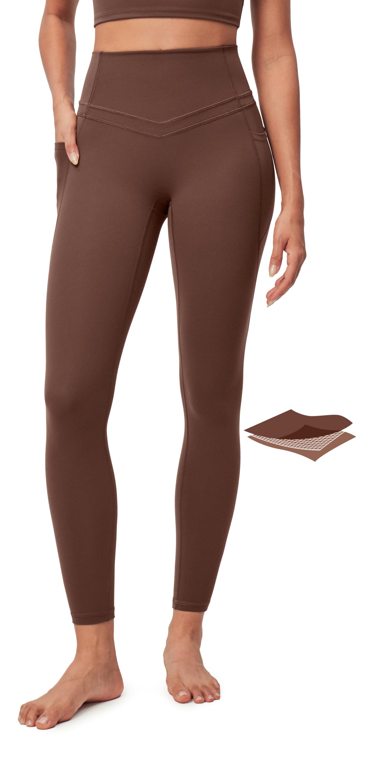 IUGA Compression Leggings with Pockets for Women