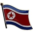 Flagline North Korea - National Lapel Pin