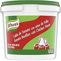 Knorr Professional Caldo de Tomate Tomato with Chicken Bouillon Base Shelf Stable Convenience, 0g Trans Fat, 4.4 lbs