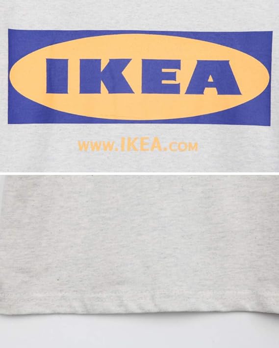 Amazon Bullang レディース イケア オーバーサイズ 半袖 Tシャツ 大人 学生 Korean グレー Tシャツ カットソー 通販