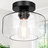 Industrial Semi Flush Mount Ceiling Light, 800