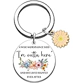 SOJUWEL Valentine's for Coworkers Retirement Gifts for Women 2026 Cool Retirement Gift Keychains for Female Coworker Teacher Nurses Boss Friends Mom Grandma Farewell Going Away Gift for Her Keyring