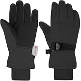 AMYIPO Kids Winter Snow Ski Gloves Children Snowboard Gloves for Boys Girls