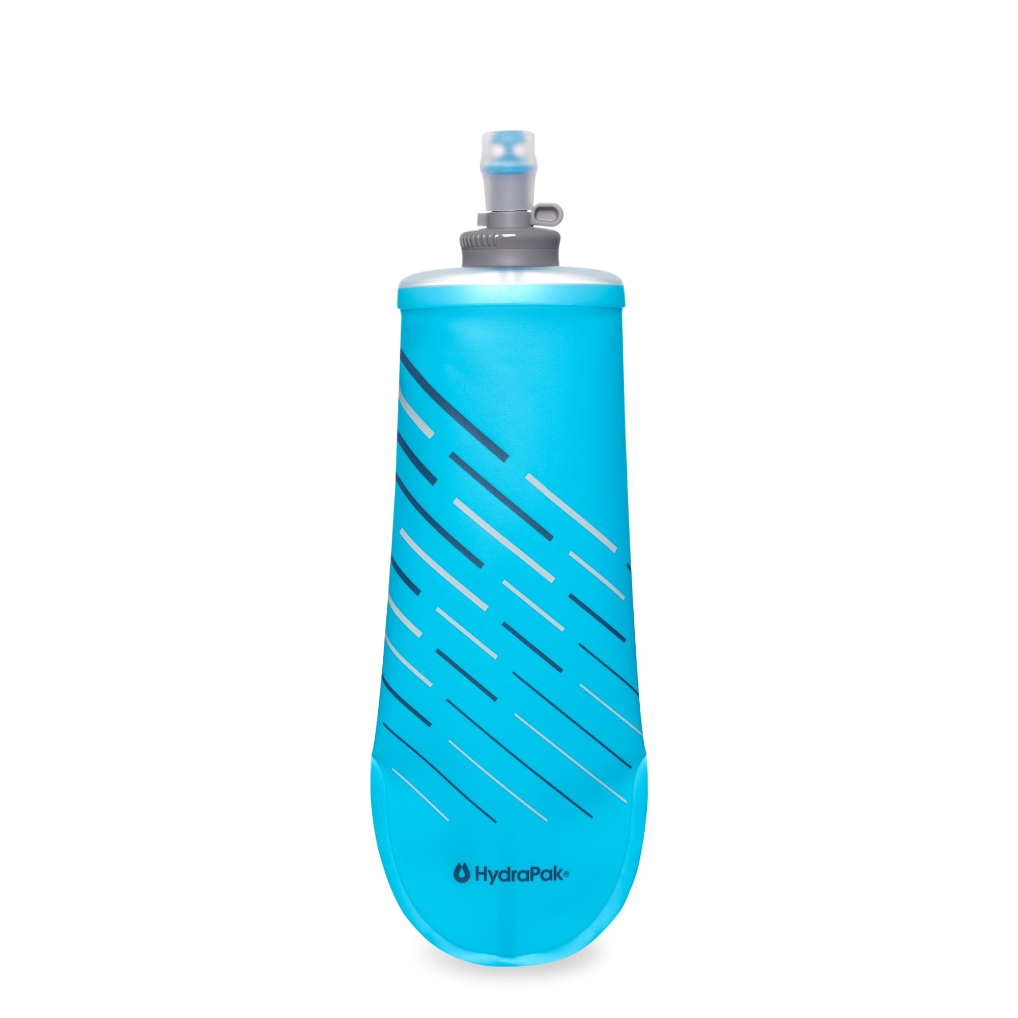Photo 1 of HydraPak PocketFlask 500ml - Compressible, Low Profile Soft Flask Water Bottle, Ideal Fit for Run Belts and Form Fitting Pockets with Locking Cap (500ml / 17oz)