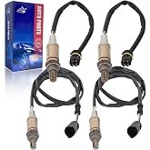O2 Sensor Upstream and Downstream for BMW 320I 323I 325XI 328I 330XI 525I | Oxygen Sensor for BMW 320I 323I 325XI 328I 330XI 525I 528I 530I X3 X5 Z3 Z4 M52 M54 Land Rover Range Rover