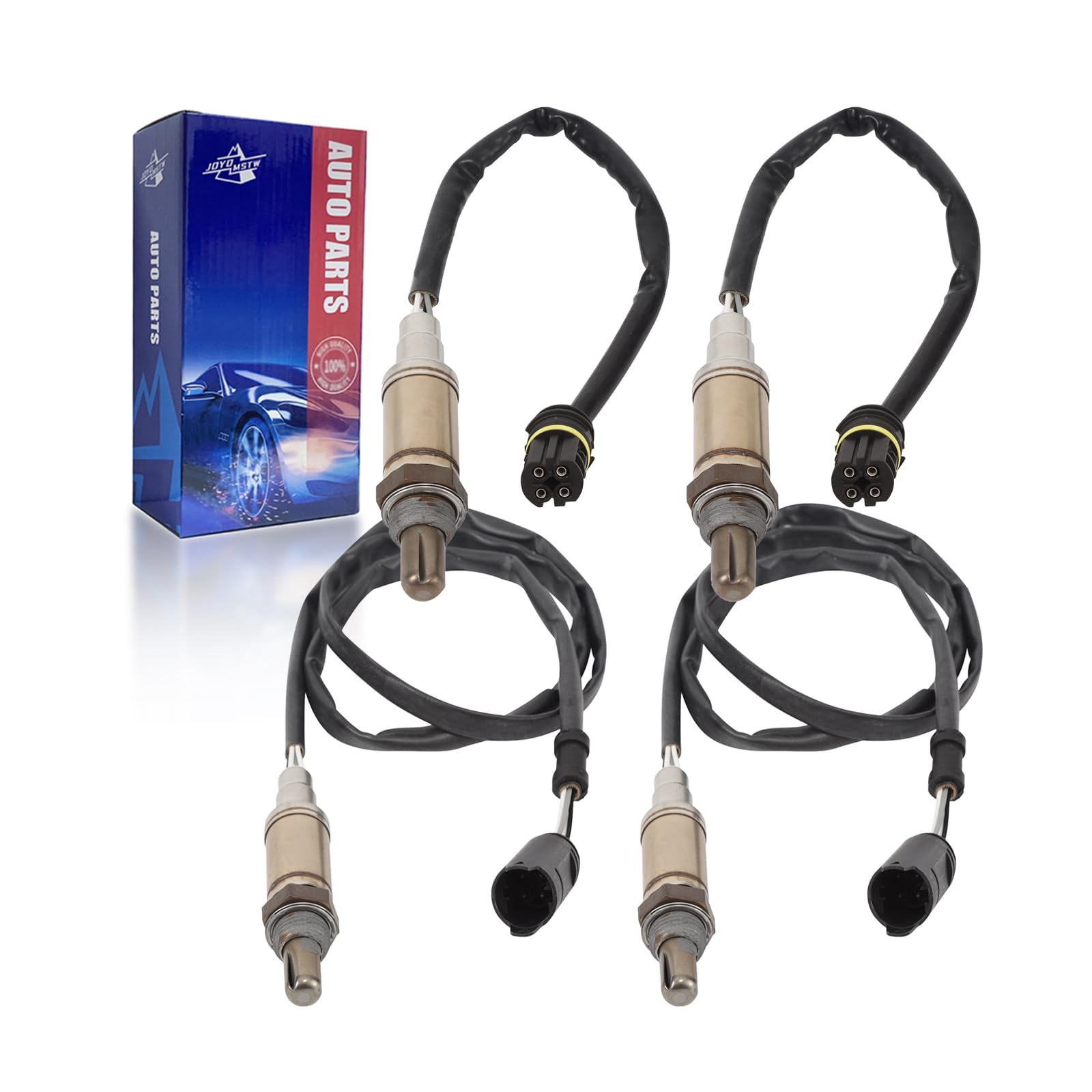 Photo 1 of O2 Oxygen Sensor Upstream Downstream - Replacement for BMW 320I 323I 325XI 328I 330XI 525I 528I 530I X3 X5 Z3 Z4 M52 M54 Land Rover Range Rover Replaces 234-4672 234-4683 13477 15109 4PCS