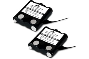 JINTION 2-Pack 4.8V 800mAh Ni-MH Two-Way Radio Batteries, Compatible with Uniden BP38, BP-38, BP39, BP-39, BP40, BP-40, Uniden BT537, BT1013, BT-537, BT-1013, FPB9404, GMR635, GMR635-2CK, GMR638, GMR645