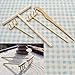 lychee Mini Bamboo Zen Garden Tool Rake Sand Rock Push Drawing Pen Set Desktop Decor Accessories