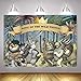 Art Studio Where The Wild Things are Theme Backdrop Baby Boy 1st Birthday Party Photography Background King of The Wild Things Photo Jungle Woodland Booth Studio Props Vinyl 7x5ft
