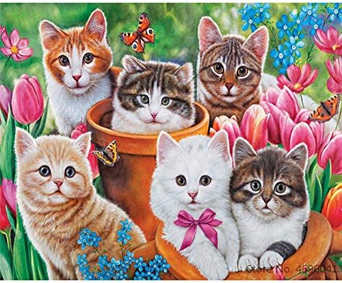 Gxydkc Vaso Di Fiori Dipinto Con Numeri Quadri Da Colorare Con Numeri Pittura Su Tela Per Arredamento Quadro Modulare 60x75cm A Amazon It Casa E Cucina