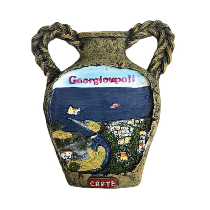 WedareDai 3D Crete Grecia imán de nevera clásica maceta turista ...