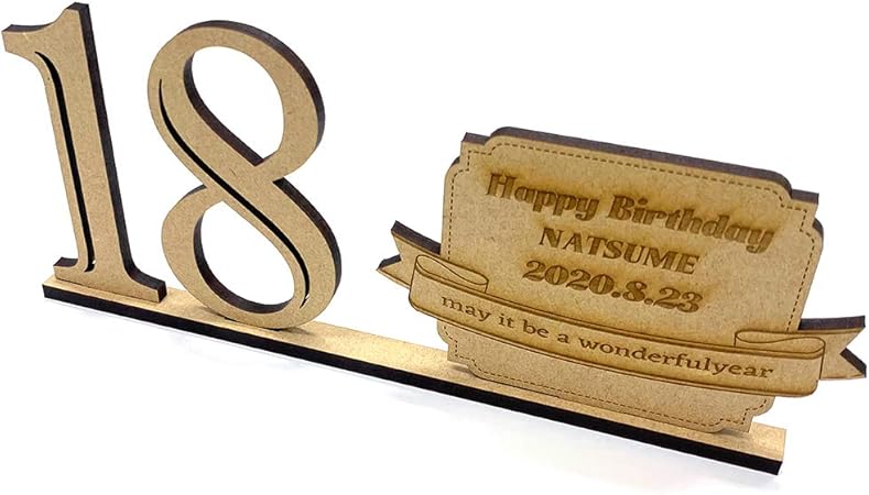 Amazon Co Jp Tofuraku 名入れ お誕生日プレート バースデープレート ガーランド 飾り付け 飾り 卓上 テーブルコーディネート おもちゃ