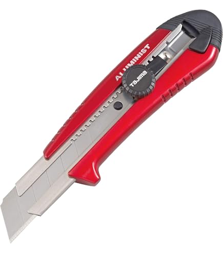 TAJIMA Rock Hard Aluminist Utility Knife, 7-Point Snap Blade