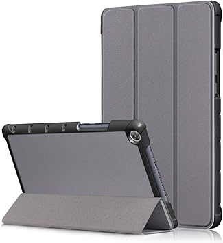 Amazon Com Suitable For Huawei Mediapad M5 Lite 8 Inch Jdn2 Al00 Jdn2 W09 Tri Fold Bracket Protective Cover Pu And Pc Materials No Sleep Gray Mediapad M5 Lite 8 Inch Electronics