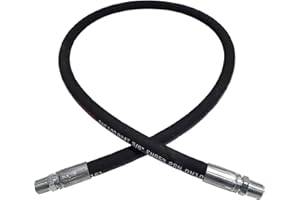 CAMUUN 3/8 Hydraulic Hose with 3/8inch NPTF Male Hydraulic Hose Fittings 2 Ends (60inch)