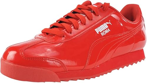 Amazon Puma メンズ Roma パテント カジュアルスニーカー Puma プーマ スニーカー