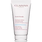 Clarins Fresh Scrub | Award-Winning | Refreshing, Cream-Gel Face Scrub With Natural Beads | Gently Exfoliates, Refreshes and Hydrates | Paraben-Free | SLS -Free | Mineral Oil Free | All Skin Types
