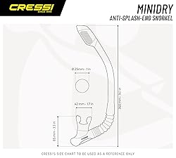 Cressi Mini Dry, Clear/Pink