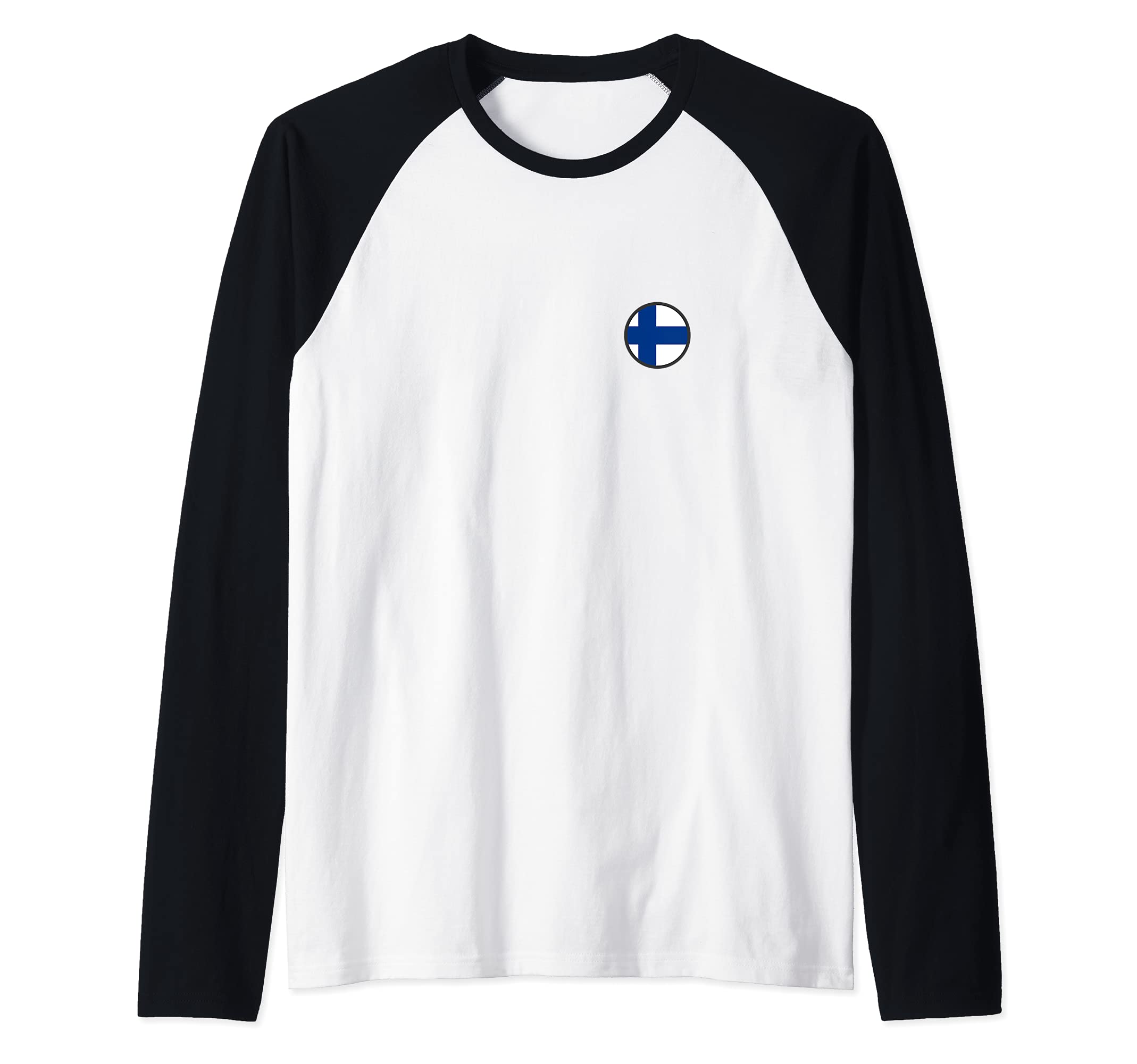 Flag Finland Raglan Baseball Tee