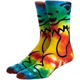 Bioworld Grateful Dead Rock Band Tie Dye Mens Crew Socks