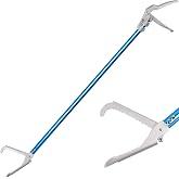 Ouronehome 60" Professional All-Aluminum Alloy Snake Tong Reptile Grabber Rattle Snake Catcher Wide Jaw Handling Tool with Lock