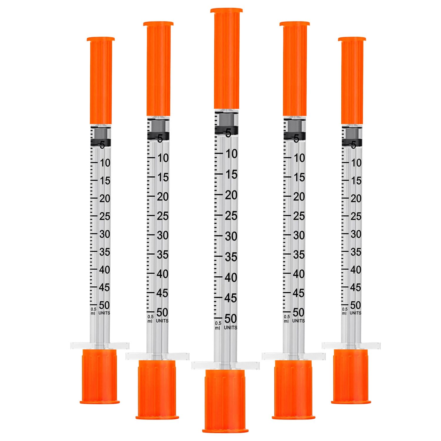 Photo 1 of 1/2ml Syringe with Needle,1/2ml 31G 8mm Syringe,Individually Wrapped,Pack of 20
