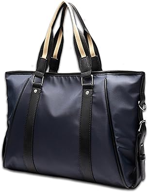 Amazon Mila Borsa トートバッグ メンズ 軽量 ナイロン 2way ビジネスバッグ サイズ 通学 通勤 ショルダーストラップ 付 02 ネイビー Mila Borsa ミラボルサ シューズ バッグ