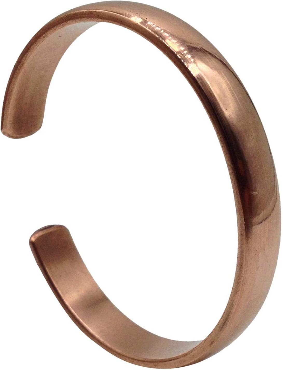 Healing Lama Hand Forged 100% Copper Bracelet. Unisex, Made with Solid and High Gauge Pure Copper. Helps Reducing the Joint Pain and Stiffness, Joint Related Inflammation and Skin Allergies. (Plain): Clothing