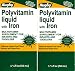 Poly Vitamin Liquid with Iron Sugar & Alcohol Free Natural Fruit Flavor Generic for Enfamil Poly-Vi-Sol Multivitamin Supplement Drops for Infants and Toddlers Measuring Syringe Included 50 ml per Bottle Pack of 2