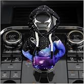 DXNQ Car Gear Shift Hoodie Cover, Fashionable Gear Shift Knob Hoodie Protector, Upgraded Funny Gear Shift Hoodie Decoration for Most Manual Shift Knobs, Interior Car Accessories (Starry Sky)