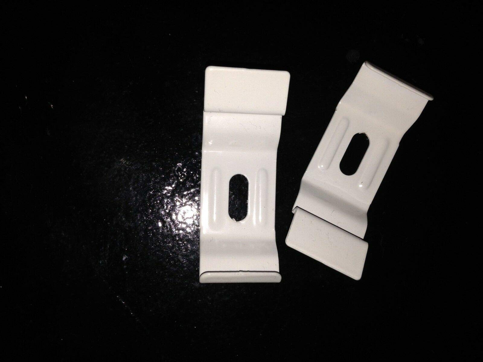VERTICAL BLIND TOP FIX BRACKETS FOR WIDE BODIED TRACK SYSTEMS (5 BRACKETS, White)