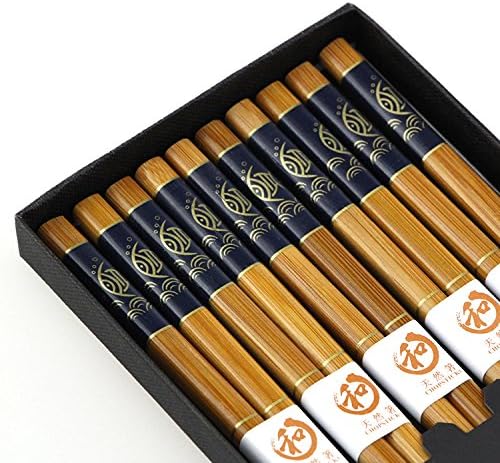 Japanese Chopsticks Gift Sets (#10- Angelfish Black)