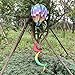 Mimgo Store Grid Windsock Colorful Hot Air Balloon Wind Spinner Garden Yard Outdoor Decor